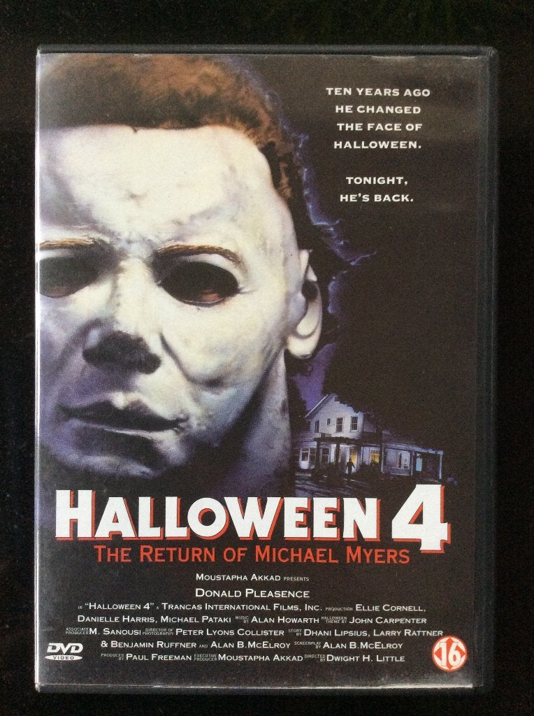 Halloween 4 DVD, Vanaf 16 jaar, Ophalen of Verzenden, Zo goed als nieuw, Overige genres