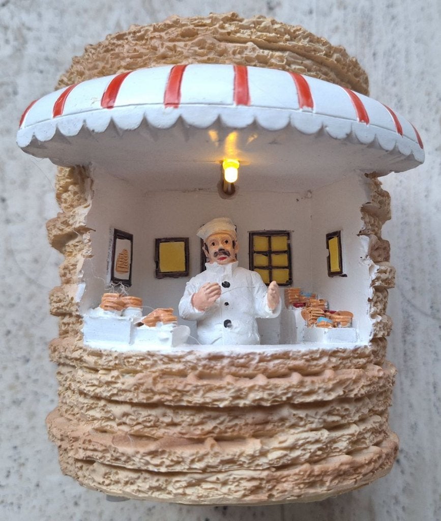 Kersthuisje - Stroopwafelkraam - Holland Specials, Diversen, Ophalen of Verzenden, Zo goed als nieuw