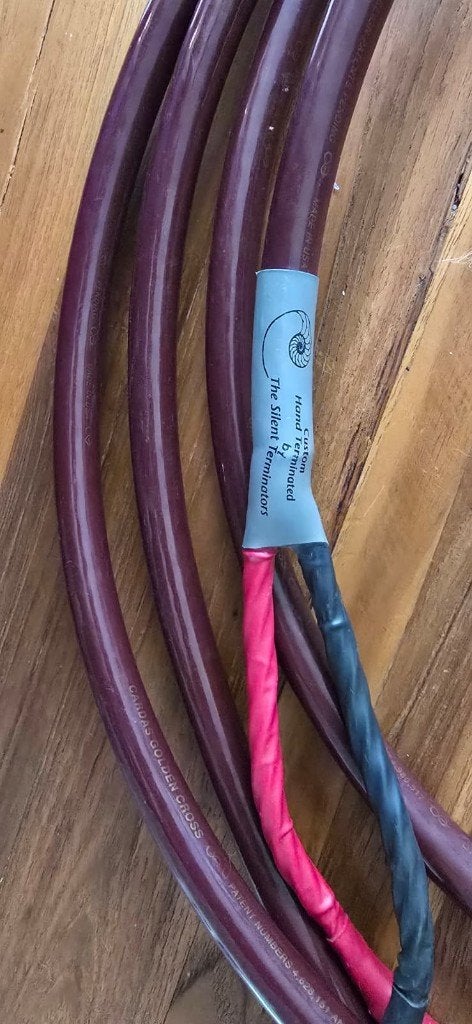 Cardas Golden Cross Luidspreker kabel, Ophalen, Gebruikt, 2 tot 5 meter, Luidsprekerkabel
