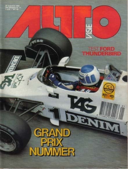 Autovisie 17 1983 : Ford Thunderbird - Toyota MR2 - Alfa 33, Ophalen of Verzenden, Gelezen, Algemeen