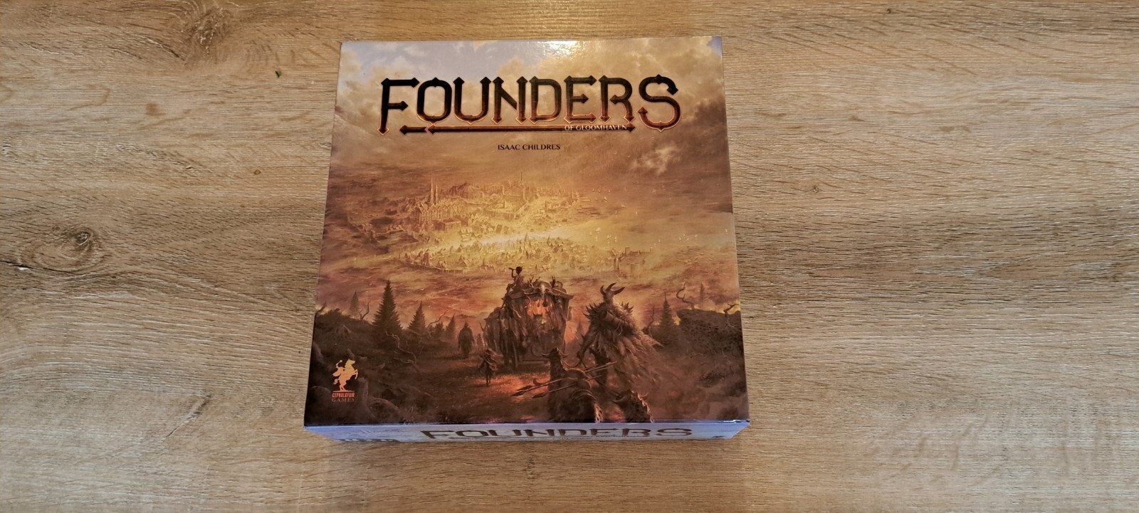 Founders of Gloomhaven - Zo goed als nieuw - insert, sleeves, Drie of vier spelers, Ophalen of Verzenden, Zo goed als nieuw, Cephalofair Games