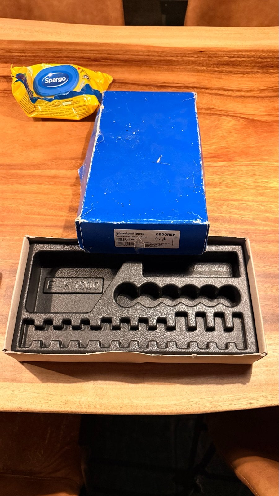 Gedore Gereedschapsmodule 1500 ES-K 1900, Ophalen of Verzenden, Nieuw, Gereedschapsopslag, Gedore