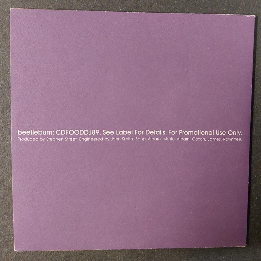 BLUR Beetlebum PROMO 1 TRACK CD-SINGLE, Verzenden, Zo goed als nieuw, Pop