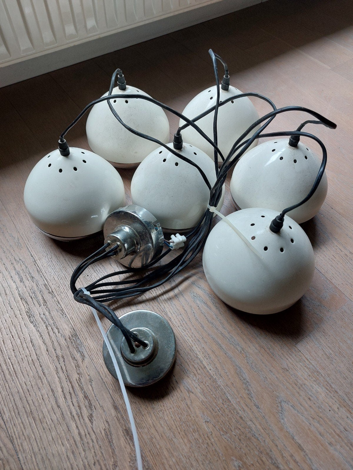 Vintage   industriële hanglampen Brilliant, Ophalen of Verzenden, Minder dan 50 cm