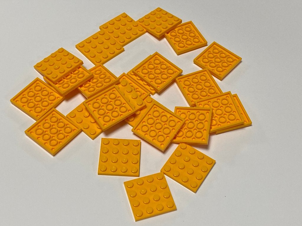 Partij 25x nieuwe 4x4 lego platen in diverse kleuren, Overige thema's, Lego, Nieuw, Ophalen of Verzenden