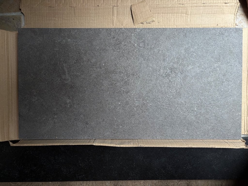 Tegels 30x60 cm betongrijs, Ophalen, 40 tot 60 cm, Nieuw, Minder dan 5 m²