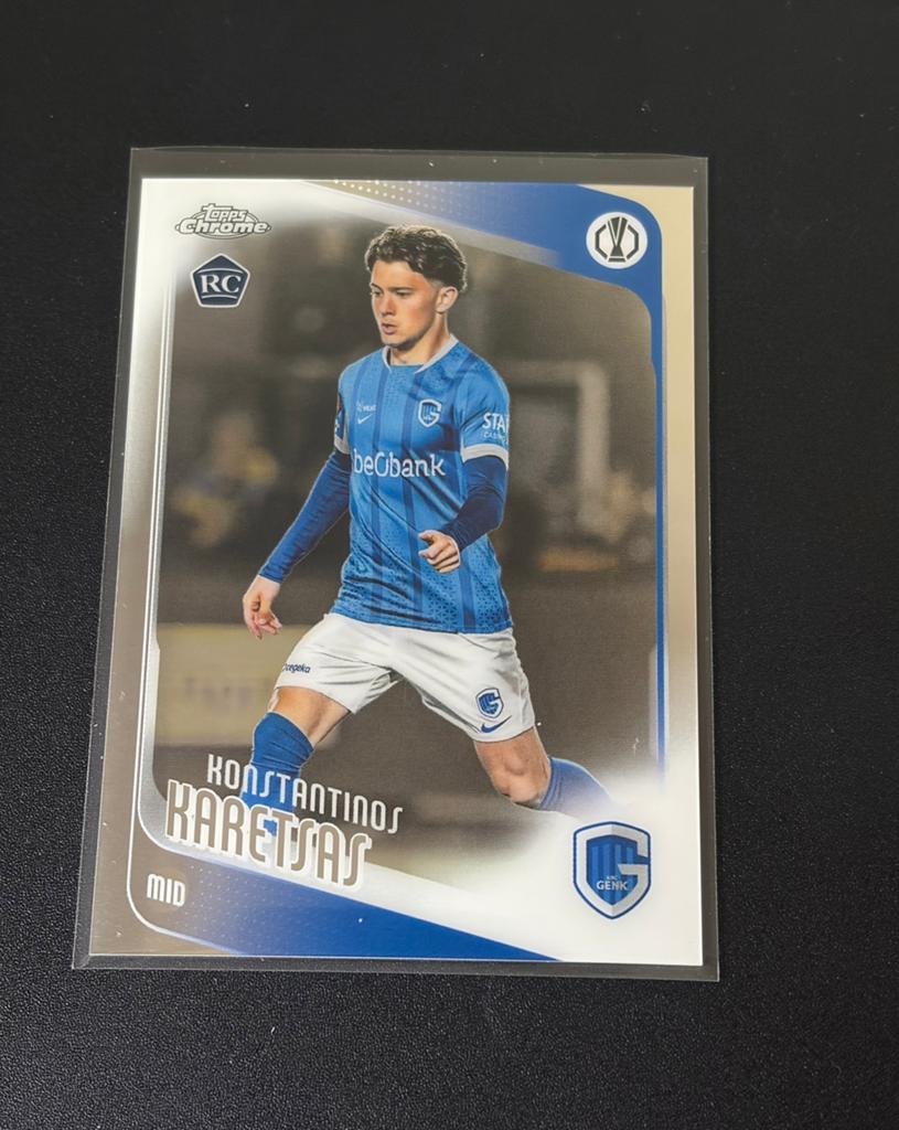 Topps - KRC Genk - Konstantinos Karetsas, Verzenden, Zo goed als nieuw, Buitenlandse clubs, Spelerskaart