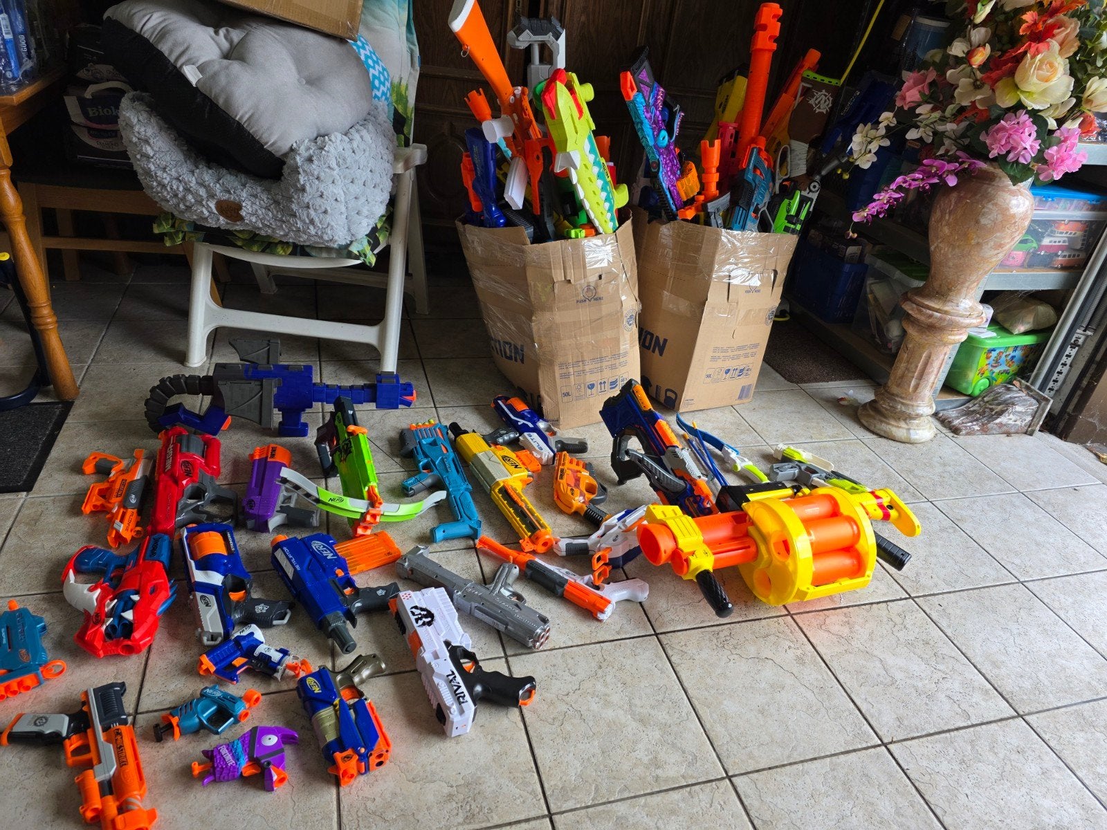 Nerf geweren, Ophalen, Jongen of Meisje