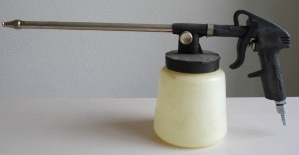 Spuitpistool m/kunstof reservoir, Ophalen of Verzenden, Nieuw
