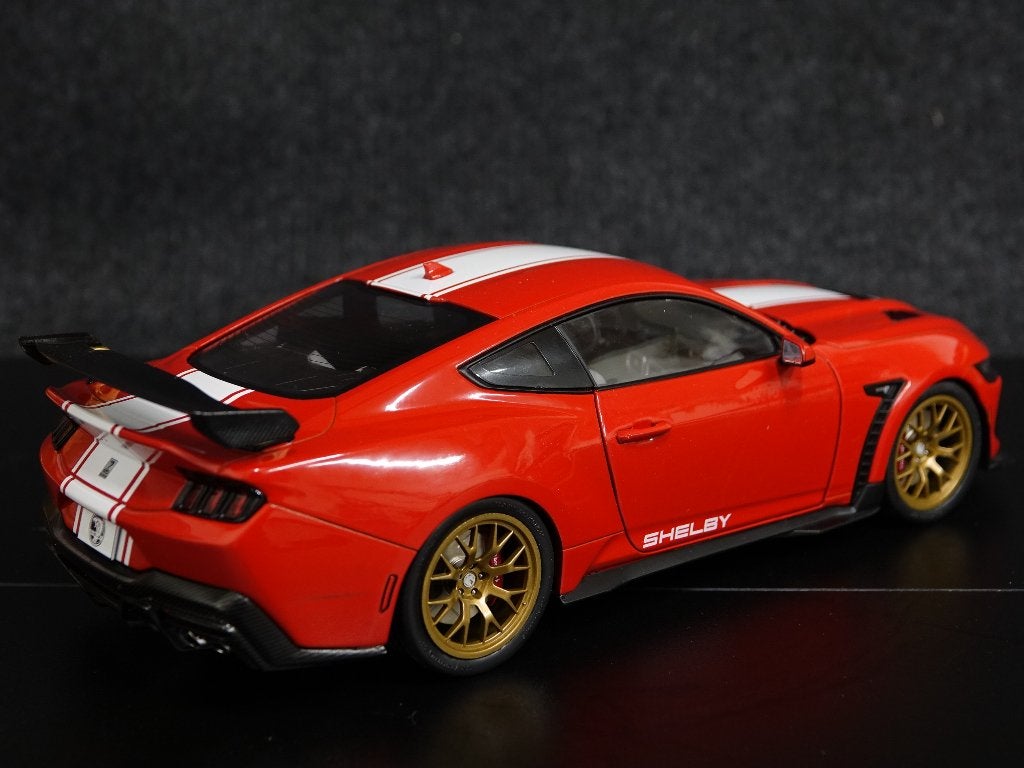 Solido 1:18 '24 Ford Mustang Shelby Super Snake grabber blue, Solido, Auto, Solido, Nieuw