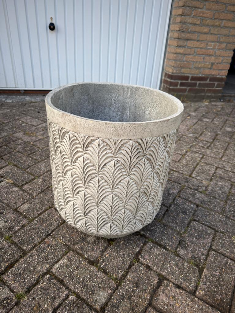 Grote hoge bloempot, diameter 45cm, hoogte 60cm, Gebruikt, 40 cm of meer, Rond, Binnen