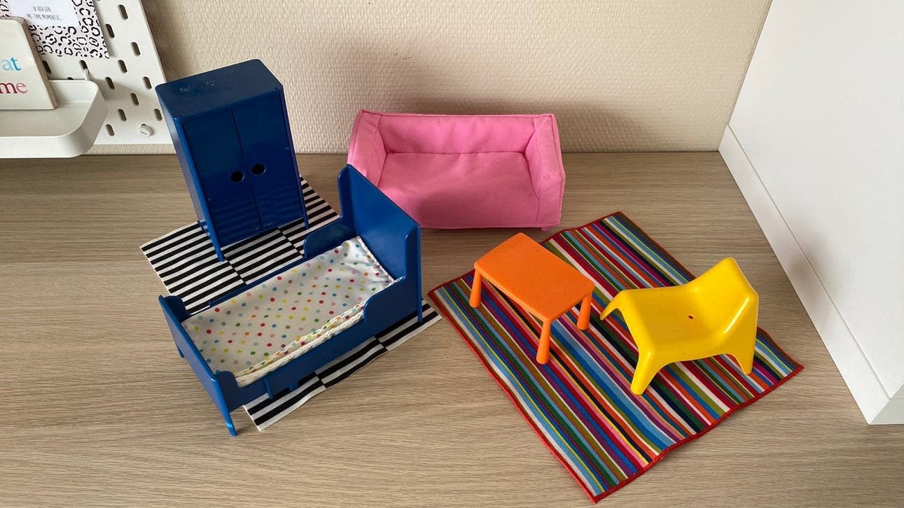 Ikea poppenhuis meubels, Ophalen of Verzenden, Gebruikt, Poppenhuis