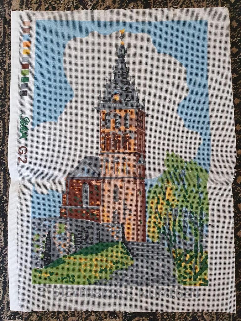 stella voorbedrukt borduurstramien - st.stevenskerk nijmegen, Verzenden, Nieuw