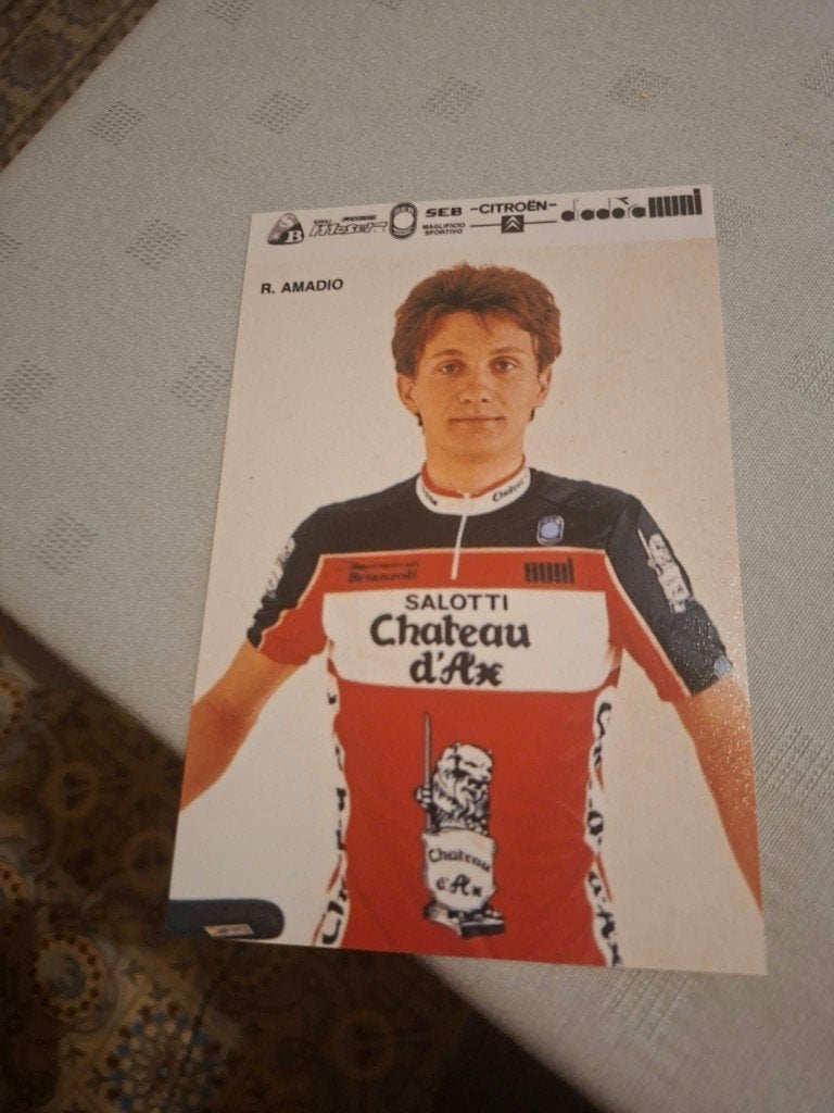 Foto (Repro) Roberto Amadio / Château d'Ax, Ophalen of Verzenden, Overige sporten, Poster, Plaatje of Sticker