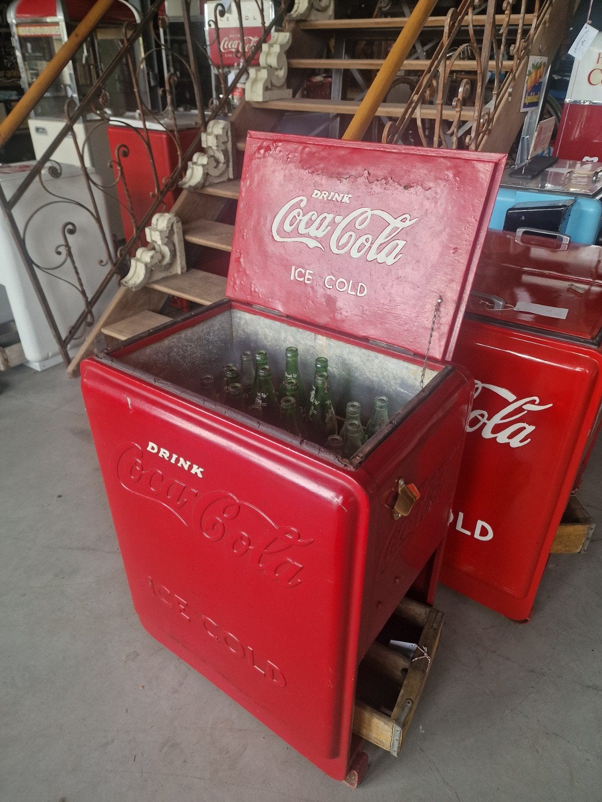 Coca-Cola westinghouse junior cooler, Ophalen, Gebruikt