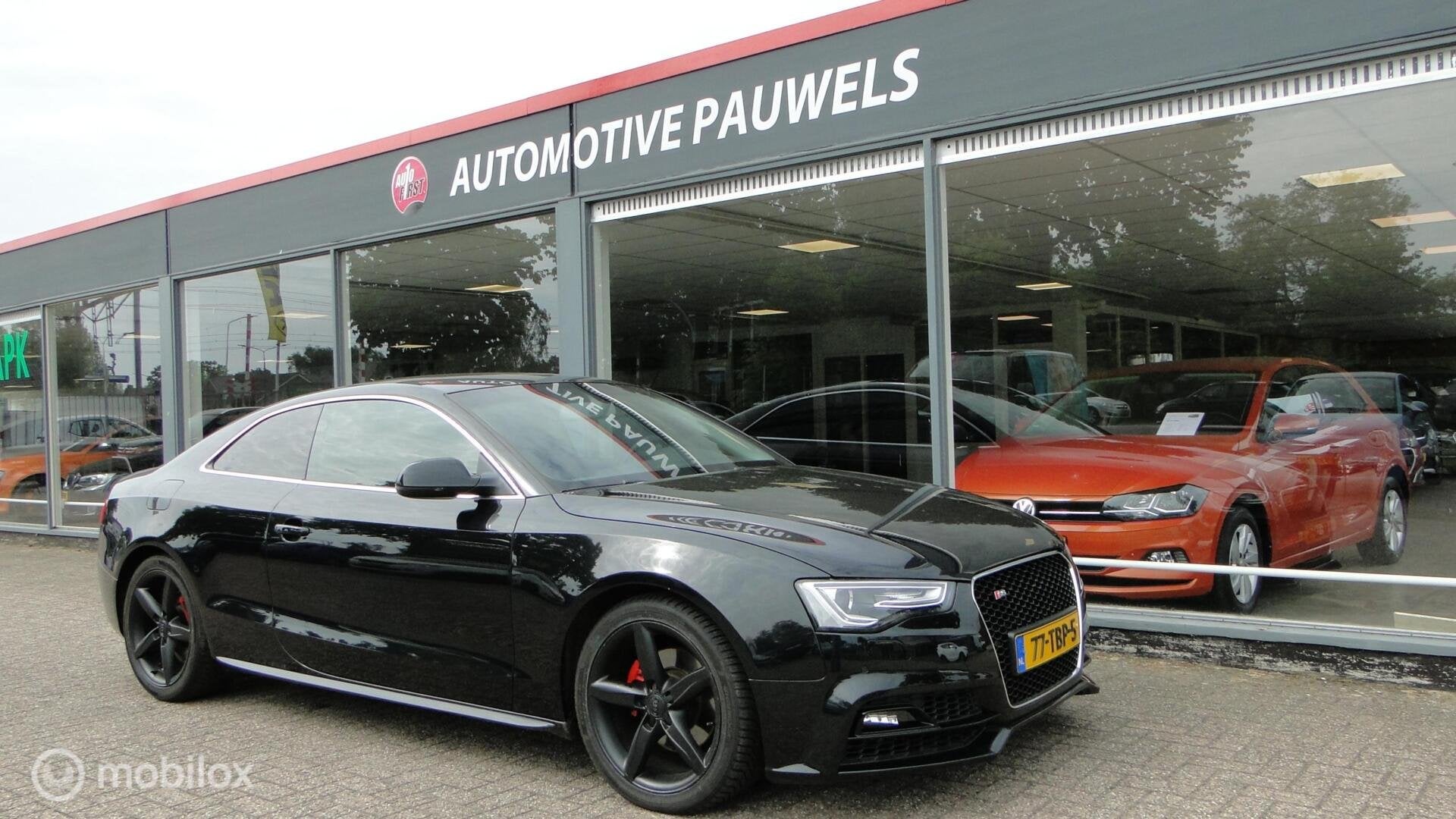 Audi A5 Coupé benzine, schakel, 195850 km, Auto's, Audi, Voorwielaandrijving, Euro 5, Gebruikt, Zwart