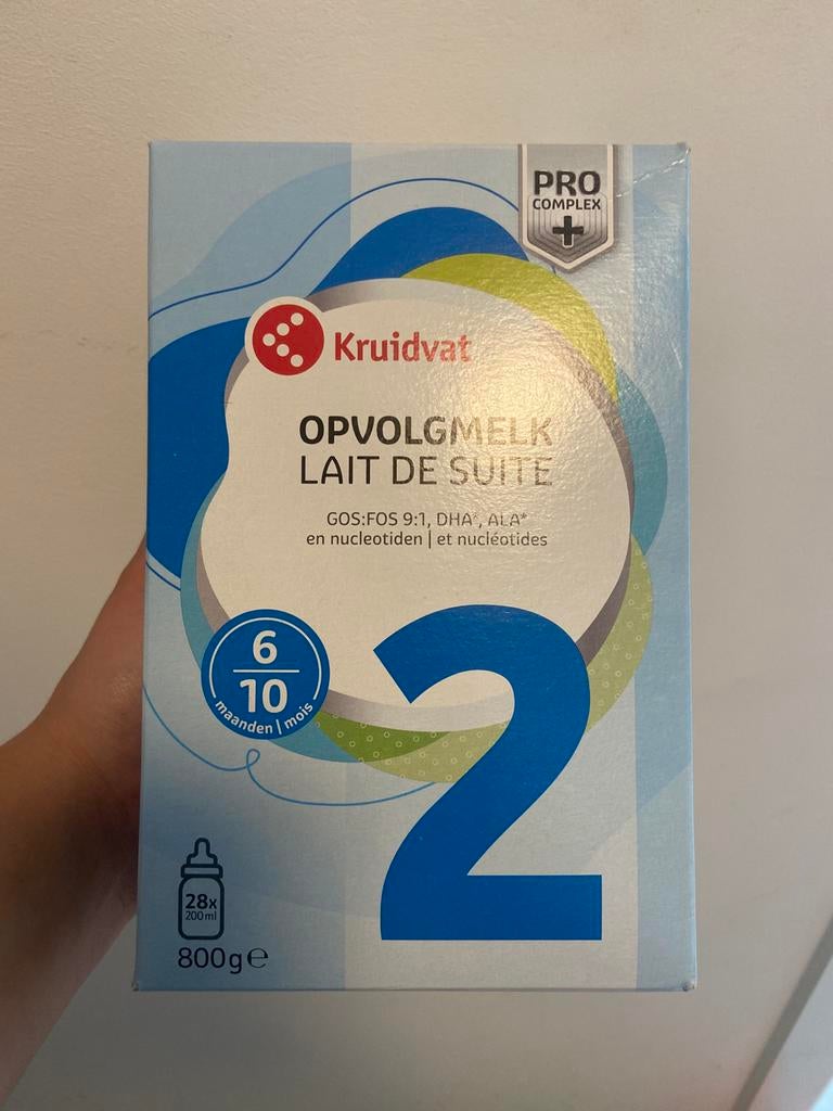 Opvolg melk 2 kruidvat, Ophalen, Nieuw