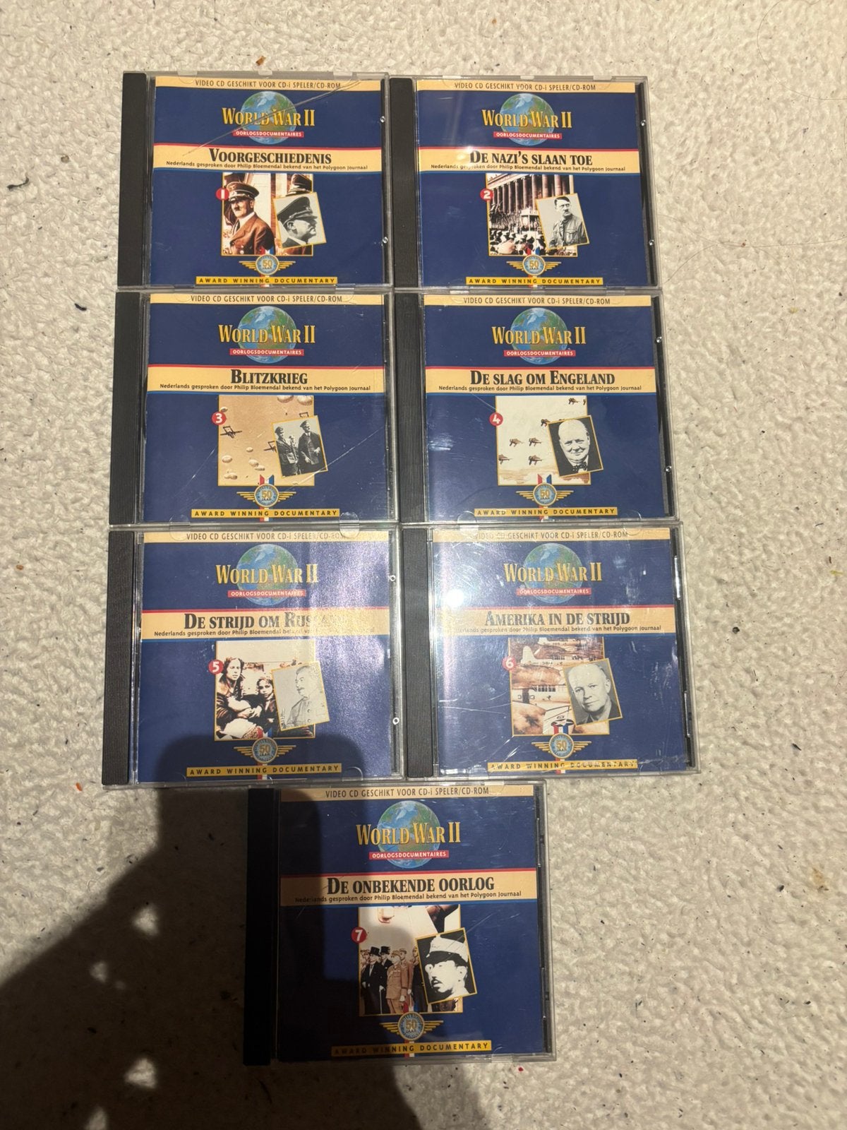 7 WW2 Oorlogsdocumentaires, Ophalen, Zo goed als nieuw, Boxset