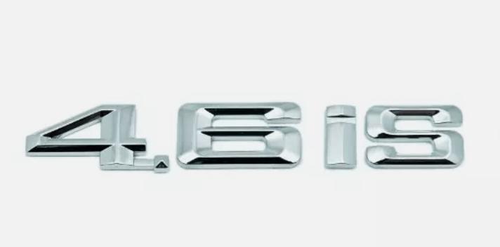Embleem sierschrift spadbord 4,6 iS BMW X5 serie E53 5114705, -, -, Nieuw, Ophalen of Verzenden