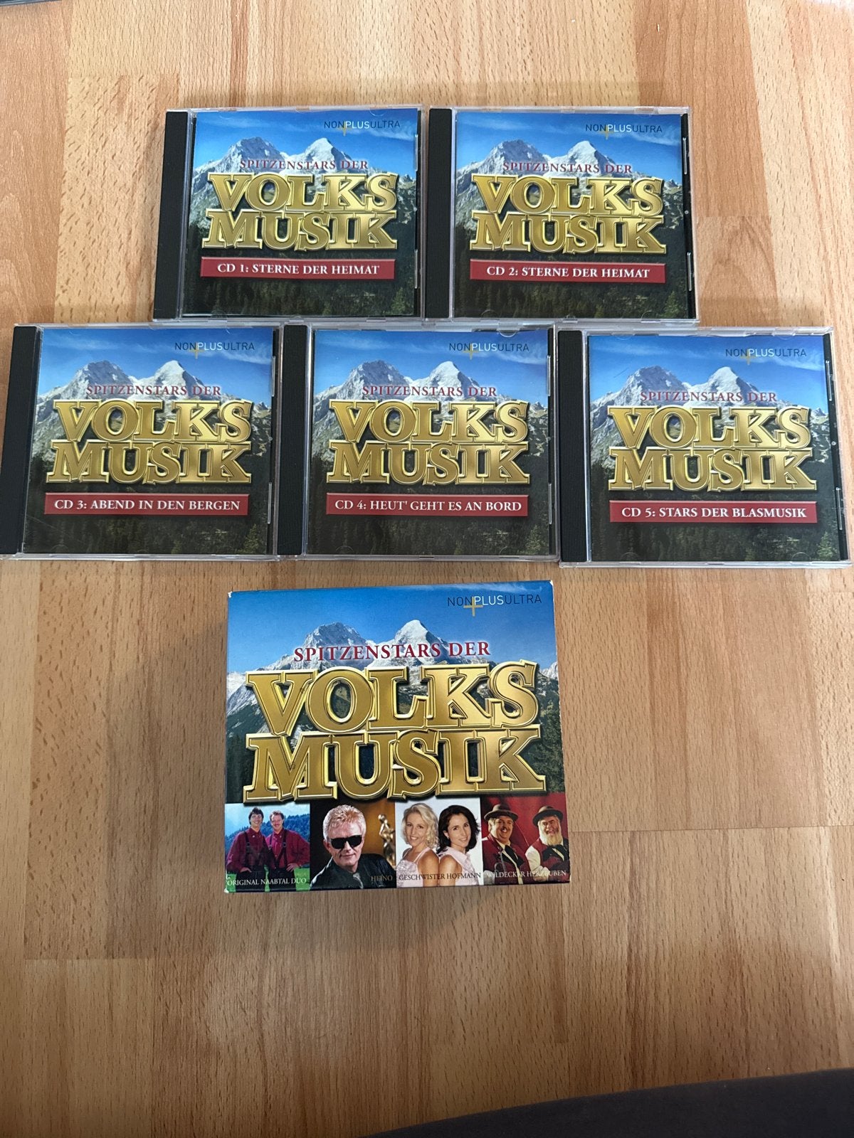 Spitzenstars der Volksmusik CD Boxset - 5 CD's, Ophalen of Verzenden, Gebruikt, Boxset, Inclusief doosje