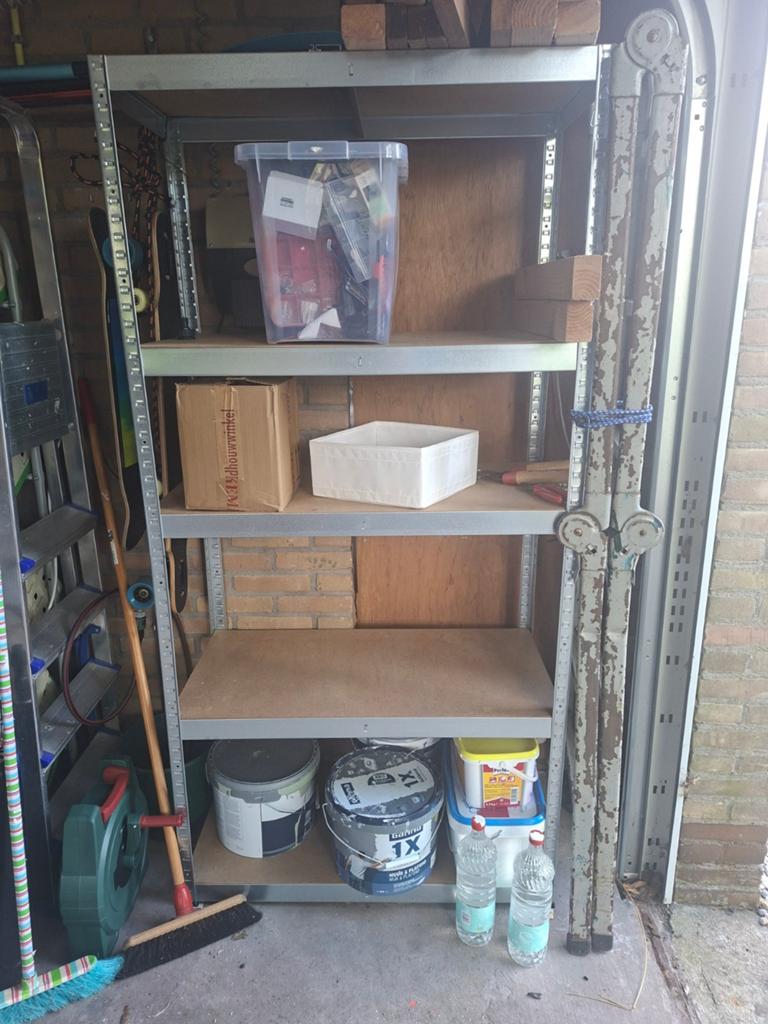 Stellingkast, Ophalen, Zo goed als nieuw