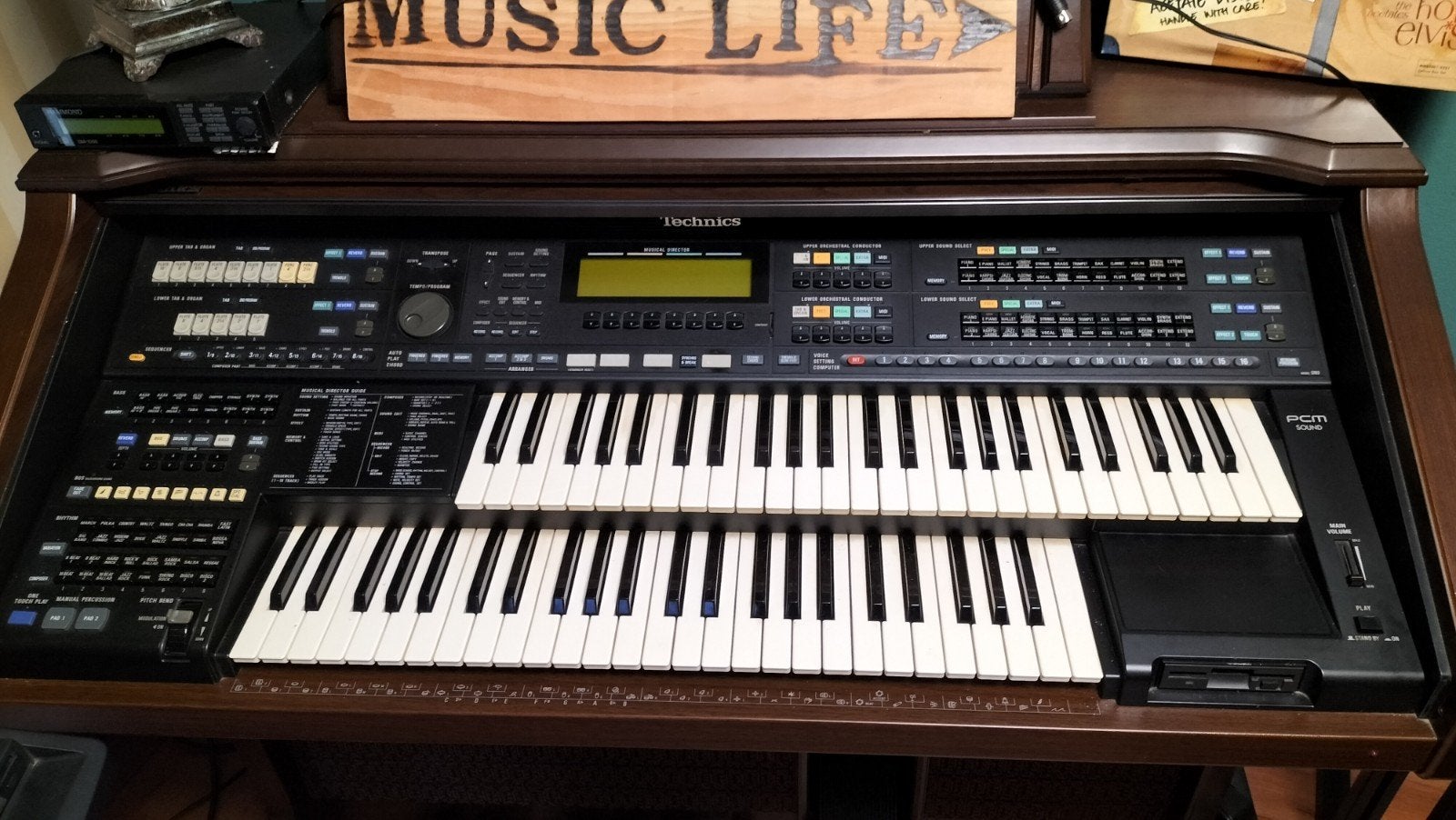 Technics sx-GN9 Orgel - Uitstekende Staat, Ophalen, Gebruikt, 2 klavieren, Orgel