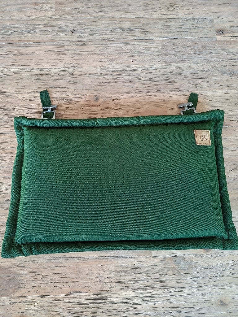tuinstoelkussen. Groen. PR Design. 36/22 cm. Met bevestiging, Ophalen of Verzenden, Zo goed als nieuw