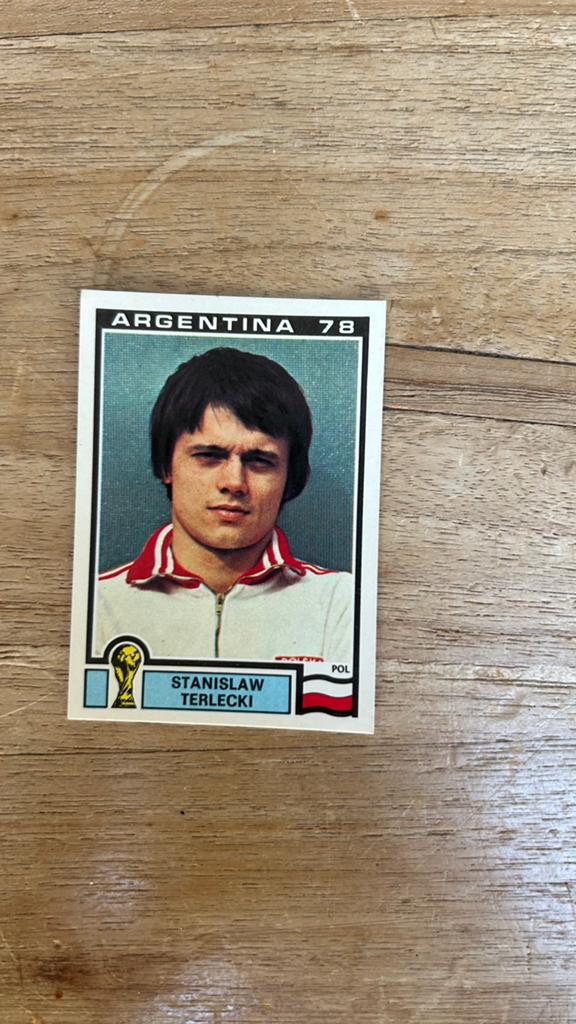 Panini Argentina 78 plaatje Stanislaw Terlecki WK 78, Verzenden, Zo goed als nieuw, Sticker