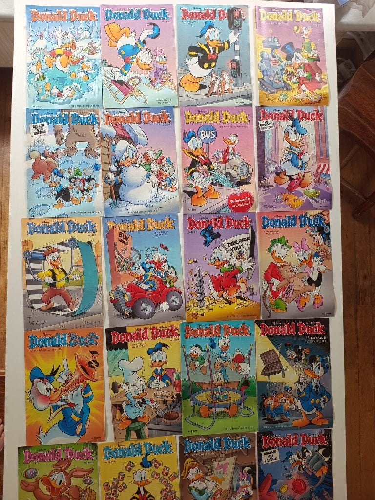 Donald Duck complete jaargang 2019, Boeken, Complete serie of reeks, Ophalen of Verzenden, Gelezen