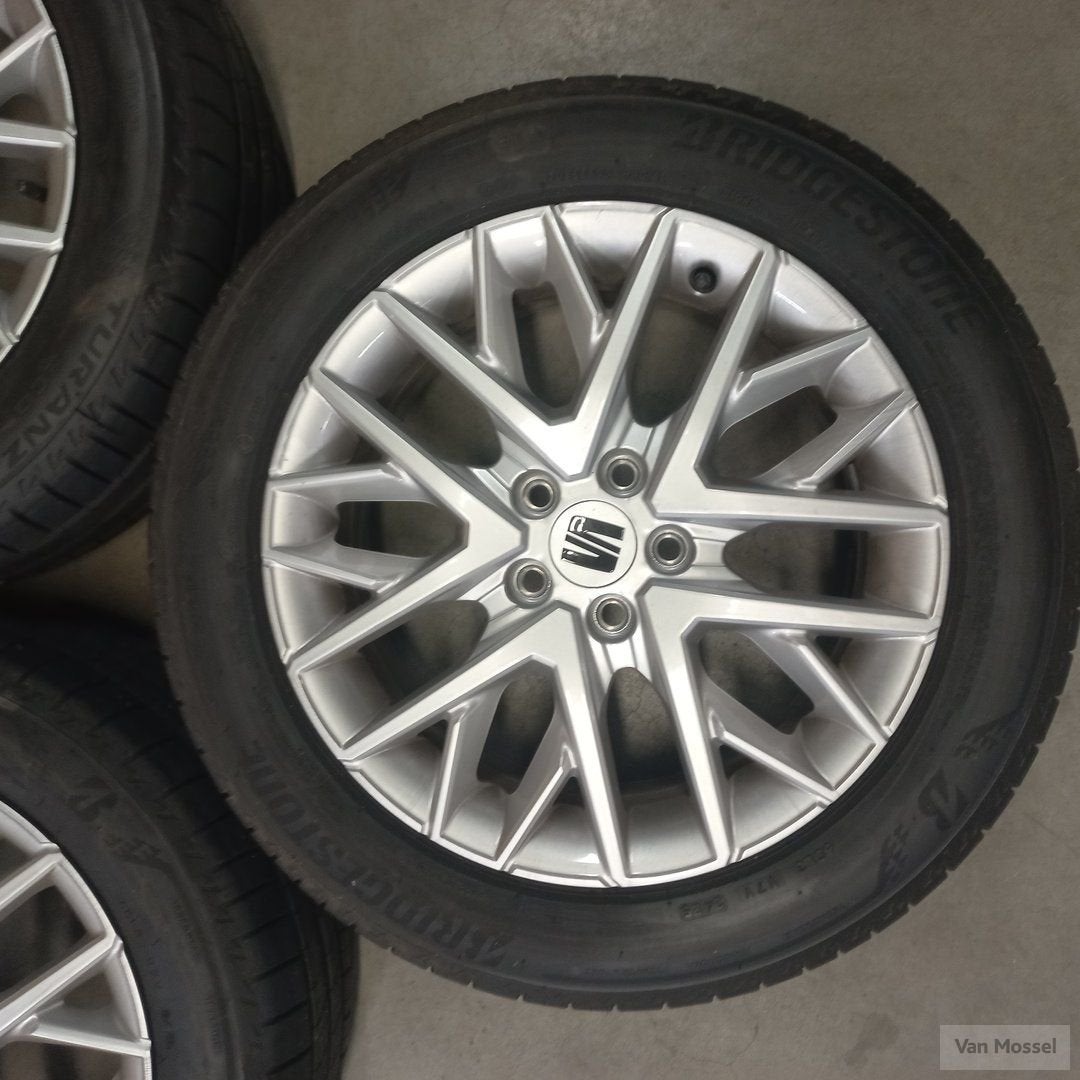 Seat Ibiza Bridgestone Turanza ECO Enliten 195/55/R16 91V, Gebruikt, -, Banden en Velgen, Ophalen of Verzenden