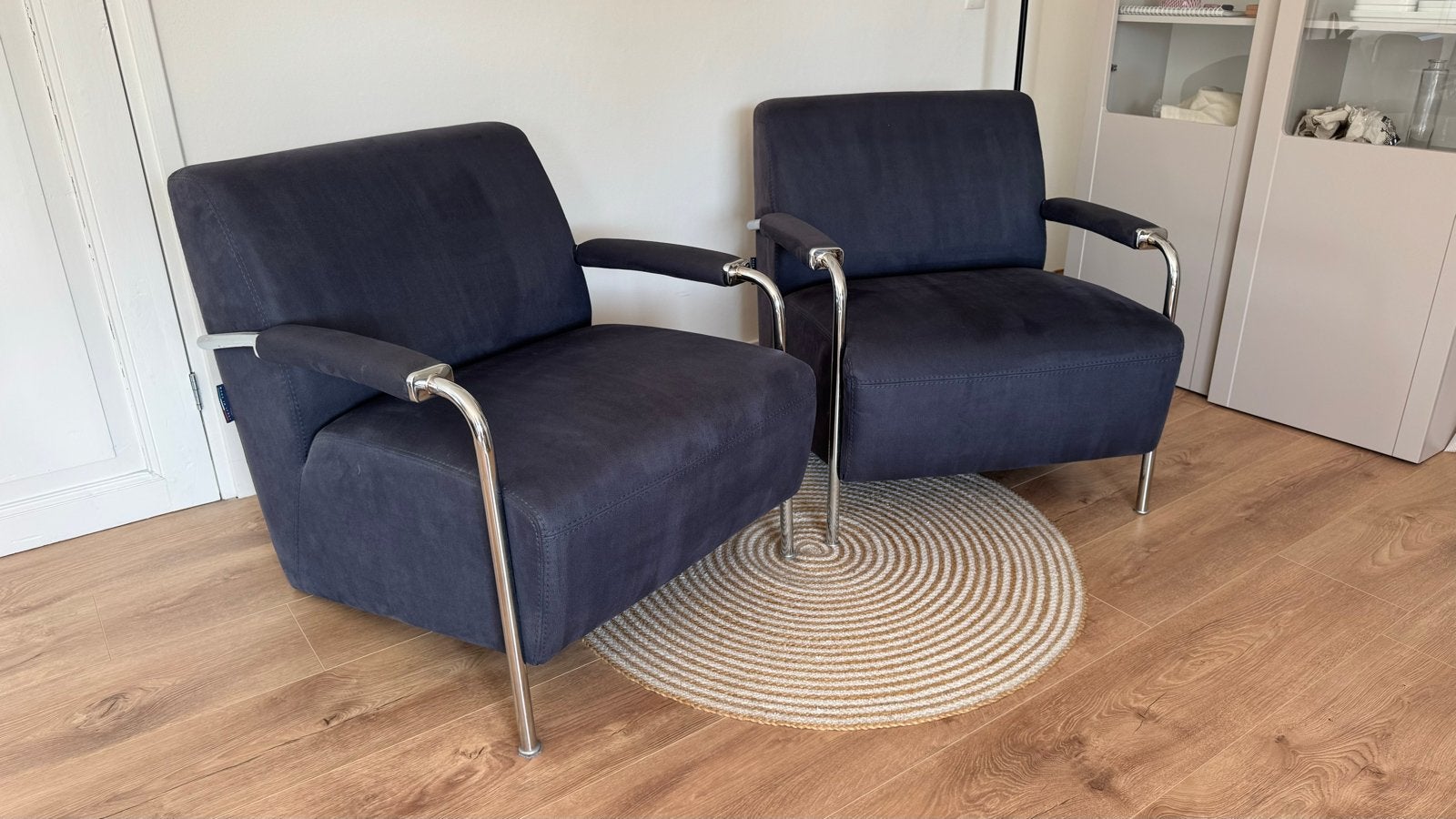 Twee comfortabele fauteuils van Chateau d'Ax, Ophalen, 75 tot 100 cm, Zo goed als nieuw, Stof