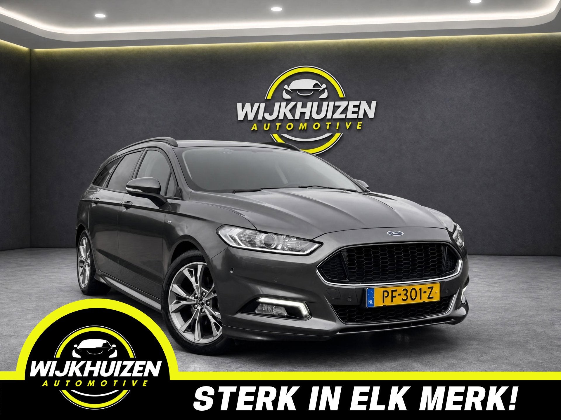 Ford Mondeo Wagon 1.5 ST Line met Led ! 161 PK ! 18 Inch ! N, Voorwielaandrijving, Stof, 4 cilinders, Origineel Nederlands