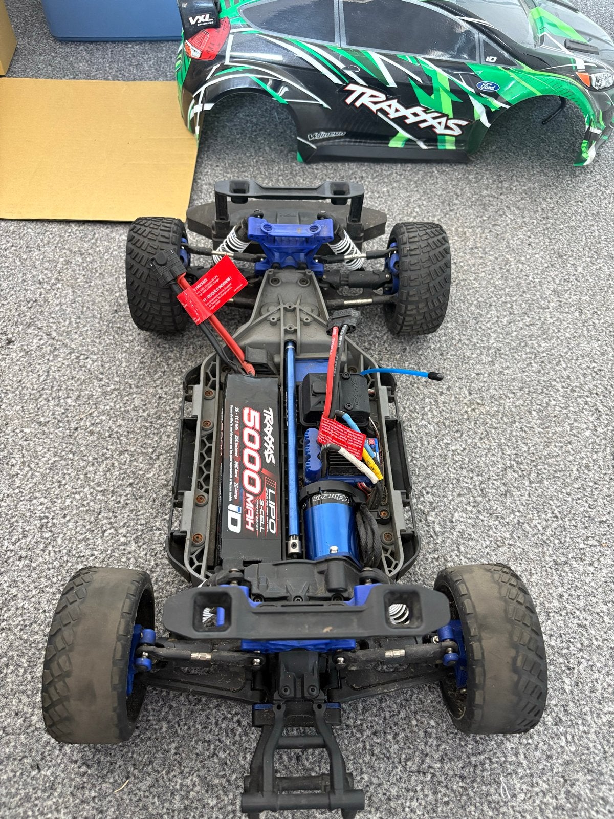 Traxxas Fiesta ST Rally VXL Brushless RC Auto RTR, Elektro, Ophalen of Verzenden, Zo goed als nieuw, Schaal 1:10