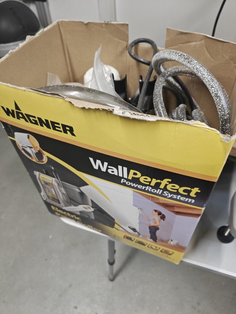 Wagner WallPerfect PowerRoll System - Elektrische Verfroller, Ophalen, Zo goed als nieuw, Verfspuit of Verfpomp