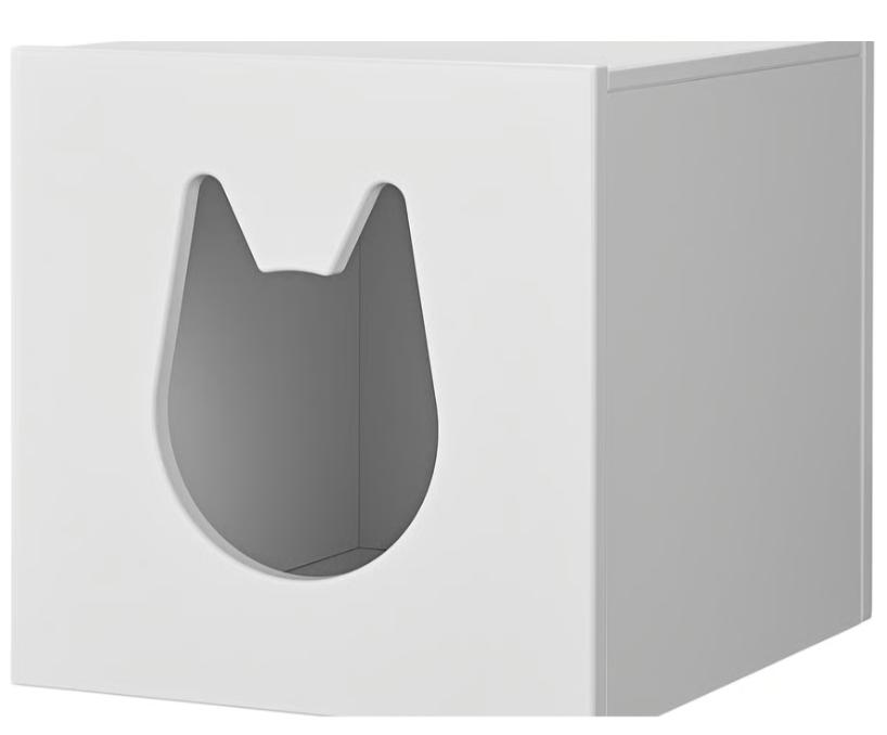 KALLAX Cat house, white, 33x33 cm, Dieren en Toebehoren, Katten-accessoires, Nieuw, Ophalen