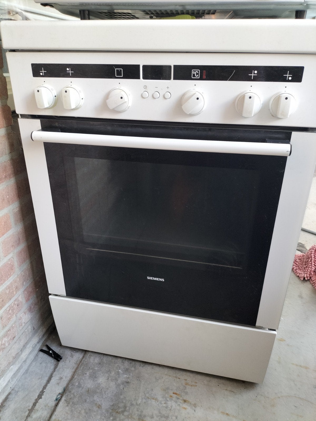 Siemens Gasfornuis met Oven - Vrijstaand, Ophalen, Gebruikt, 60 cm of meer, 4 kookzones