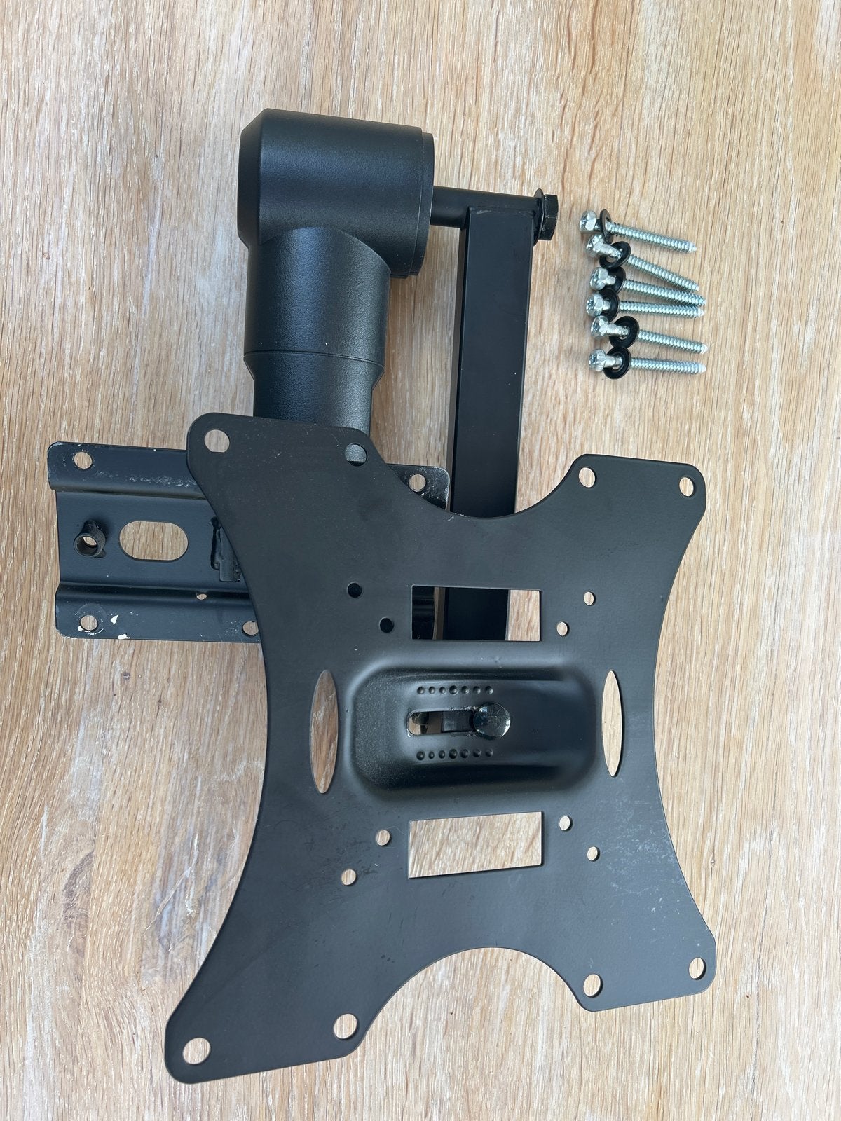TV Muurbeugel Zwart - Verstelbaar, Audio, Tv en Foto, Televisie-accessoires, Ophalen, Gebruikt