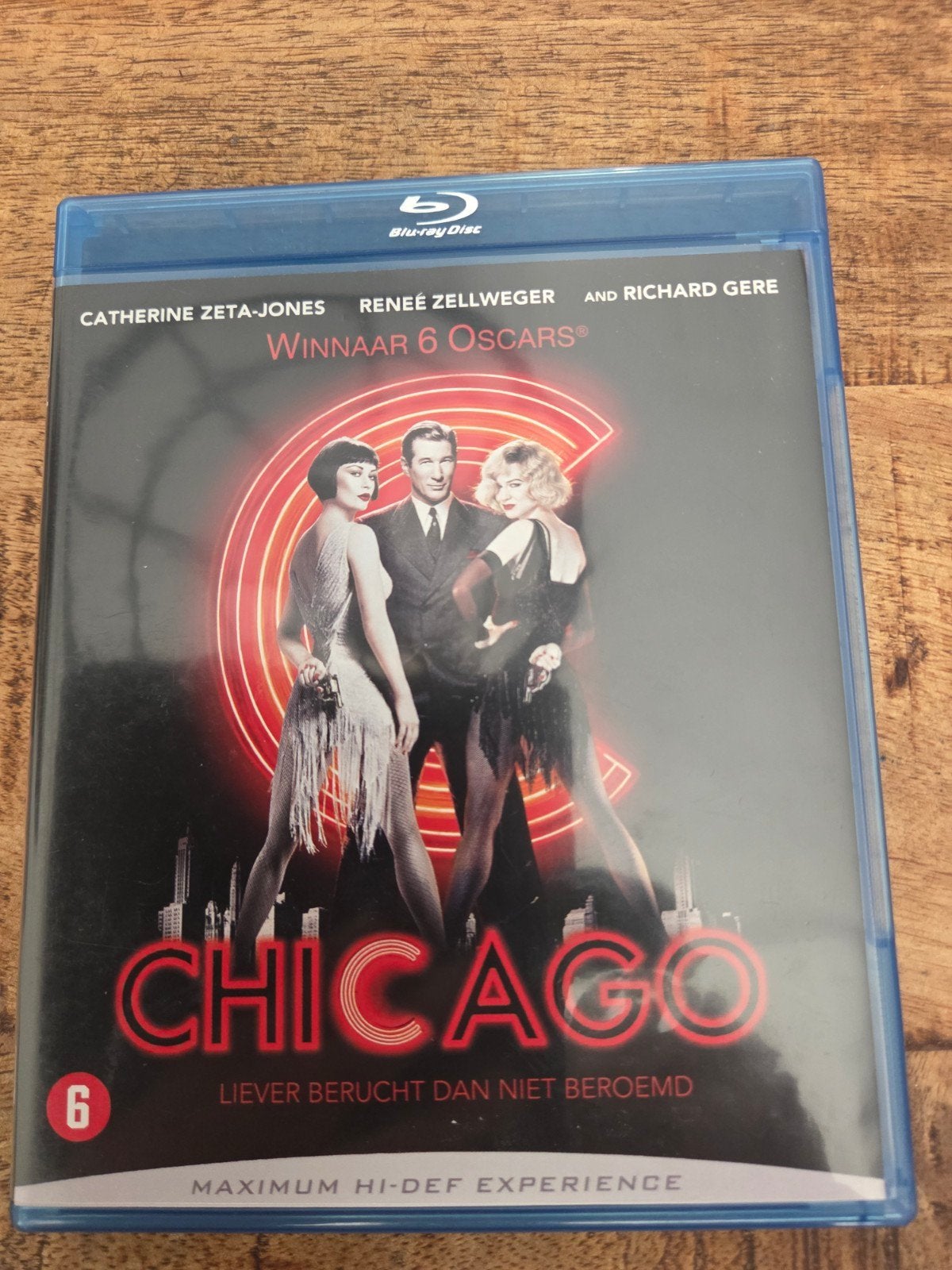 Chicago blu ray (2002)richard gere, Ophalen of Verzenden, Zo goed als nieuw