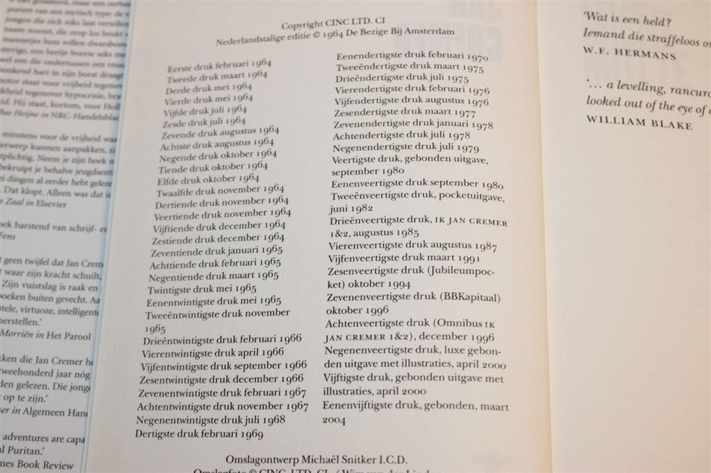 Ik Jan Cremer [2004] — 51e druk — Gebonden uitgave, Boeken, Ophalen of Verzenden, Zo goed als nieuw