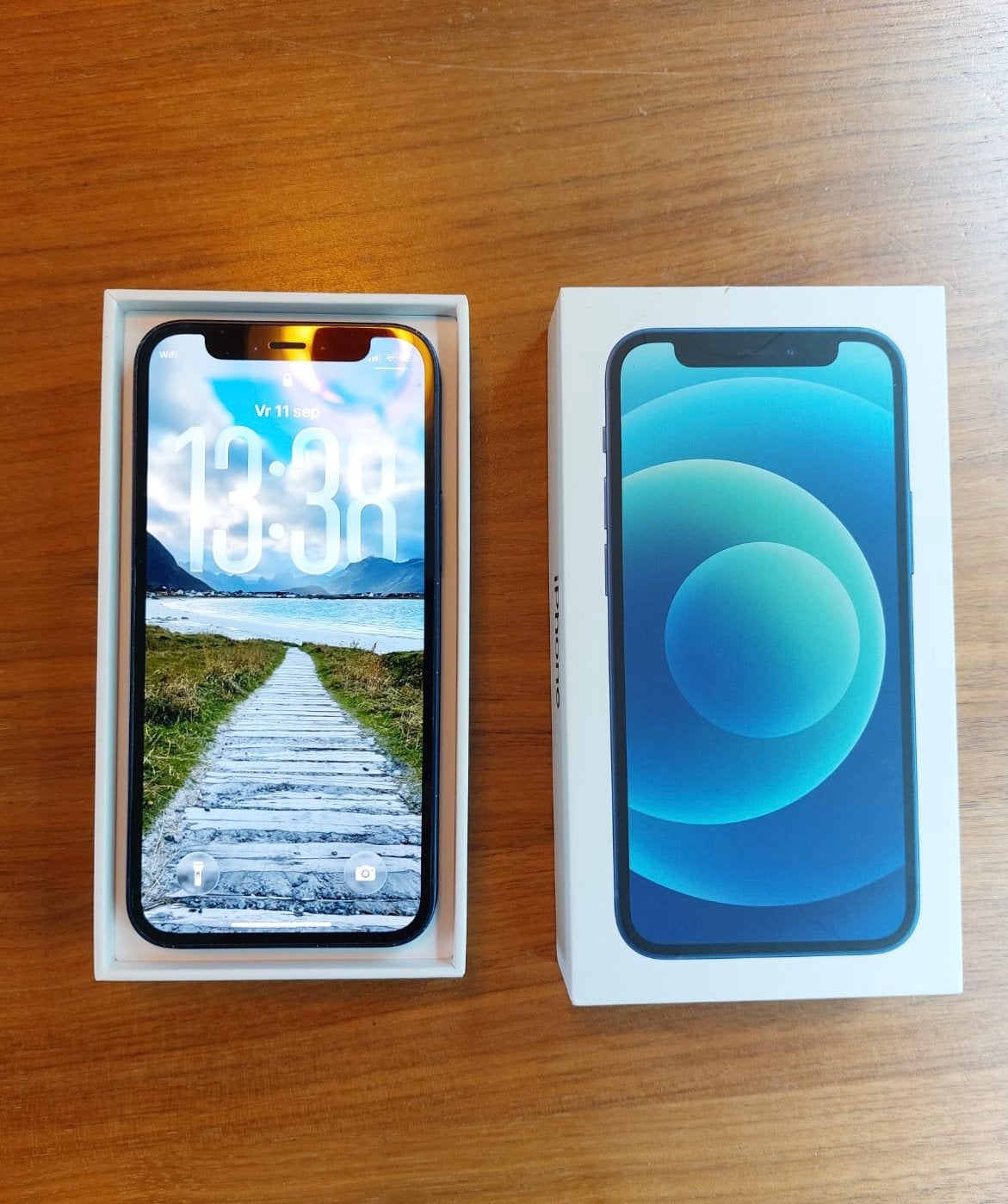 Iphone 12 mini 128GB, Telecommunicatie, Ophalen of Verzenden, 128 GB, Gebruikt, Blauw