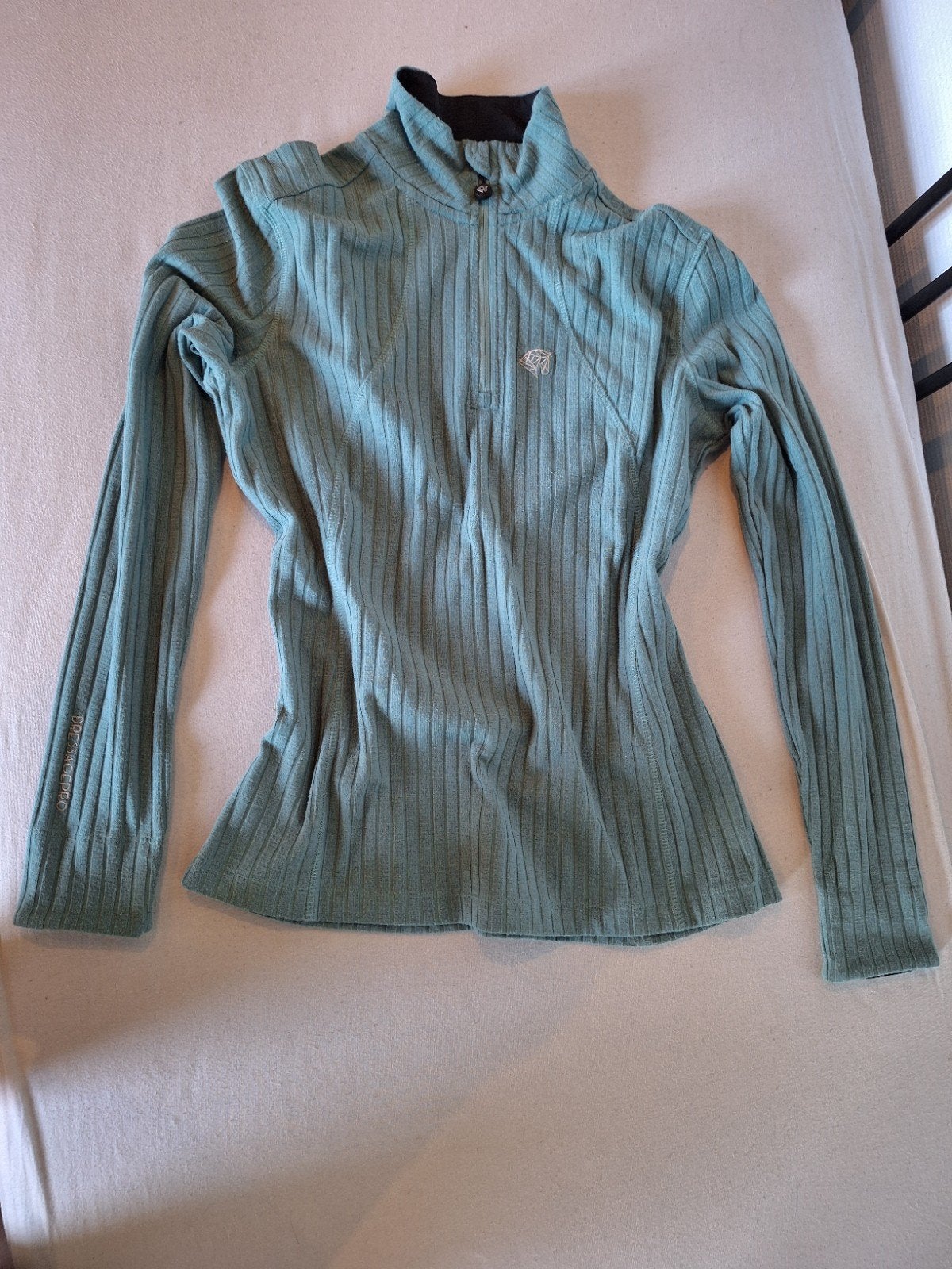 Dressage Pro trainingsshirt licht groen met glitter maat L, Dieren en Toebehoren, Paardrijkleding, L, Ophalen of Verzenden, Zo goed als nieuw