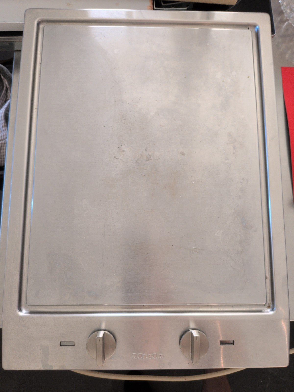 Miele CS 1326 Y Teppan Yaki domino, Witgoed en Apparatuur, Ophalen, Gebruikt, 3 kookzones of minder, Inbouw