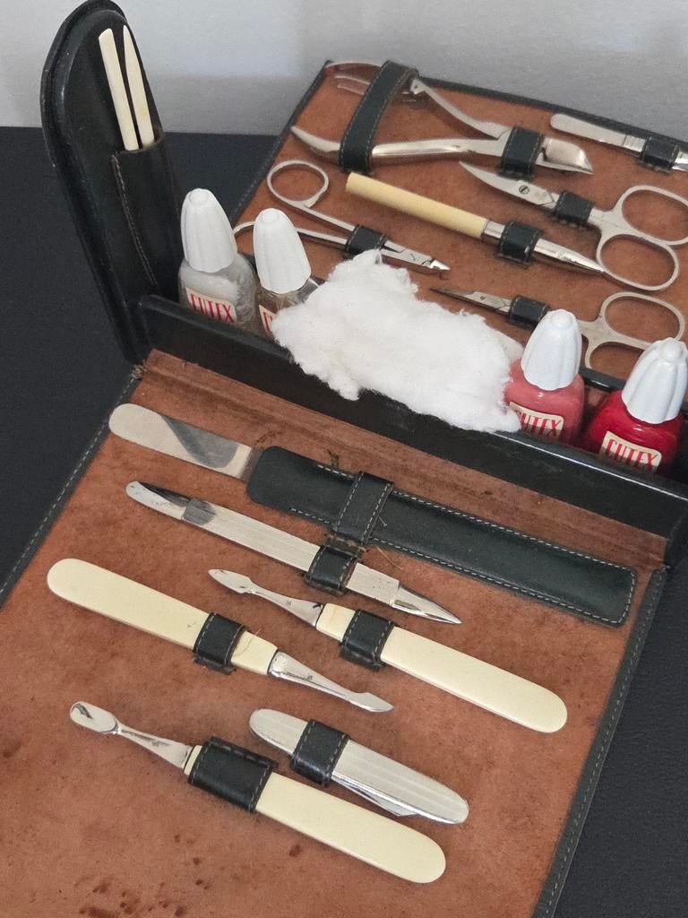 Vintage manicure set, Ophalen of Verzenden