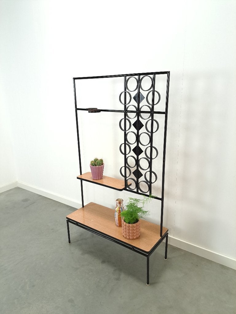 DDR plantentafel met formica en staal, Ophalen of Verzenden, Gebruikt