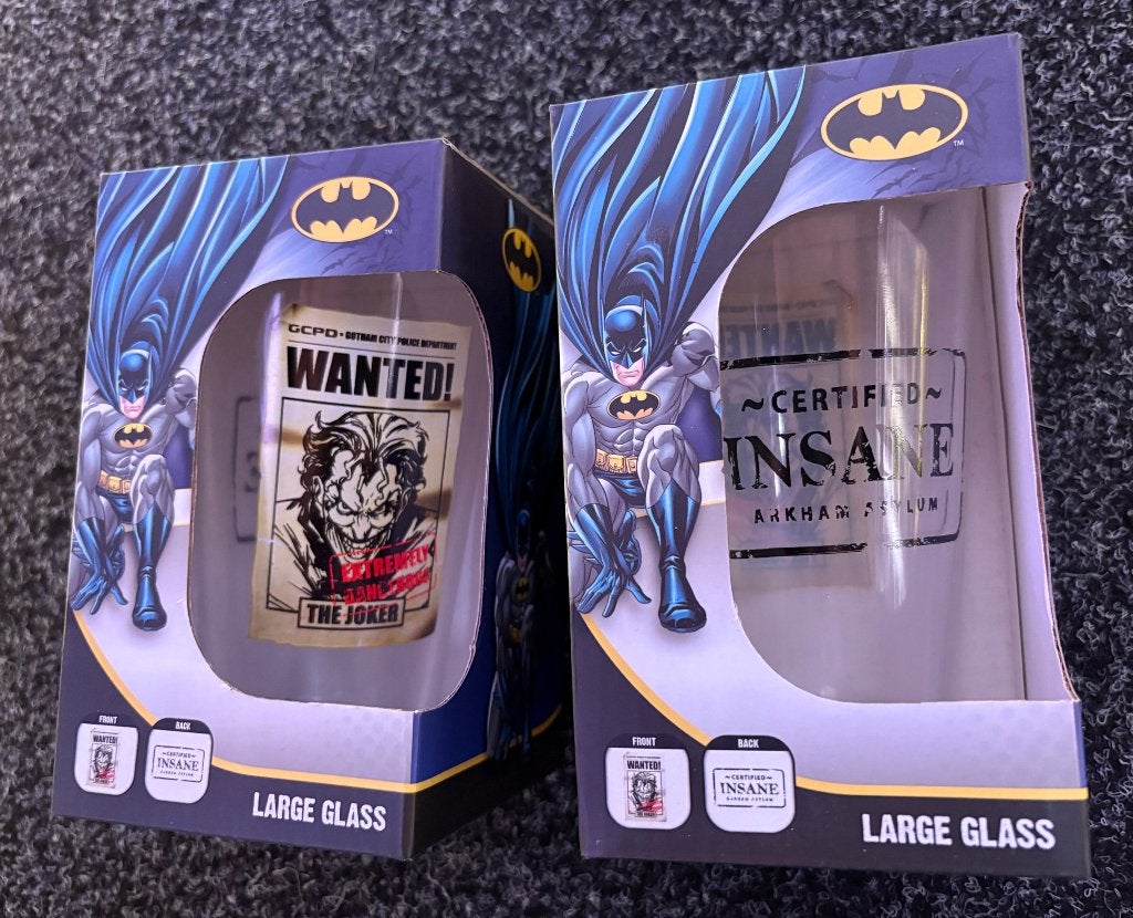 Batman - Joker drinkglazen, Ophalen of Verzenden, Superheld, Nieuw, Gebruiksvoorwerp