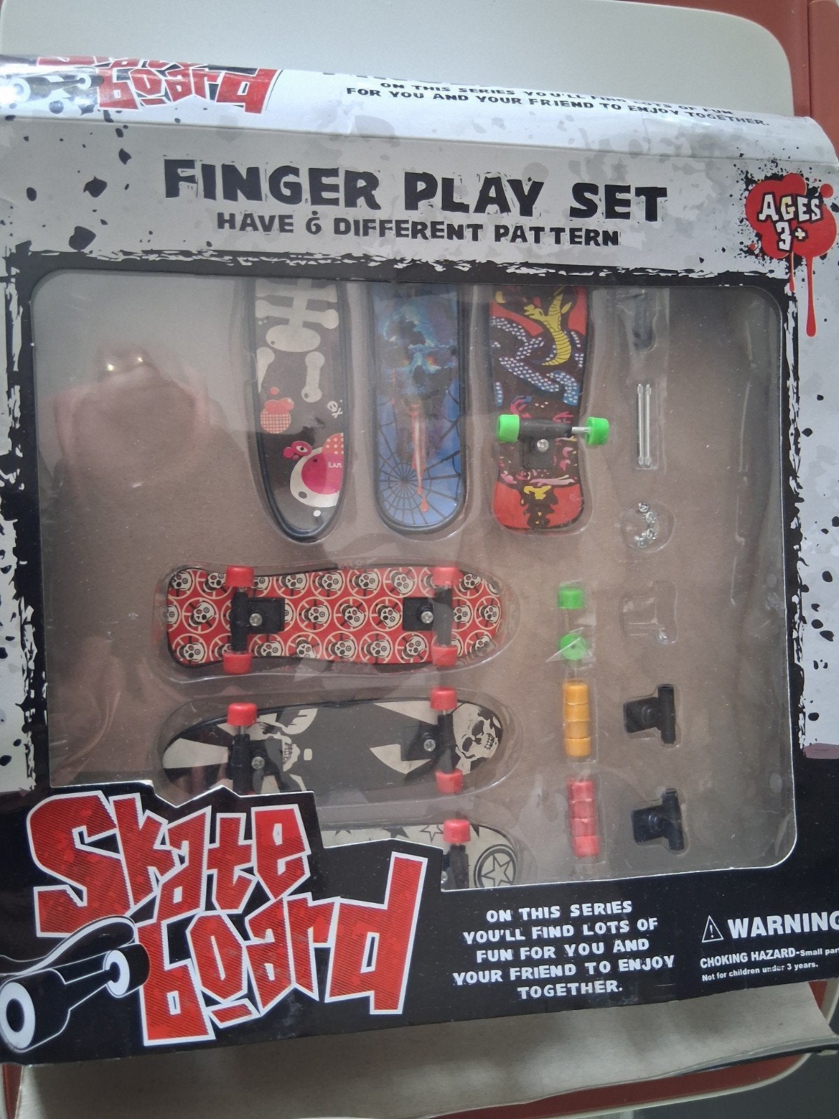 Finger Play Set - Skateboard Speelgoed, Ophalen of Verzenden, Nieuw, Jongen of Meisje