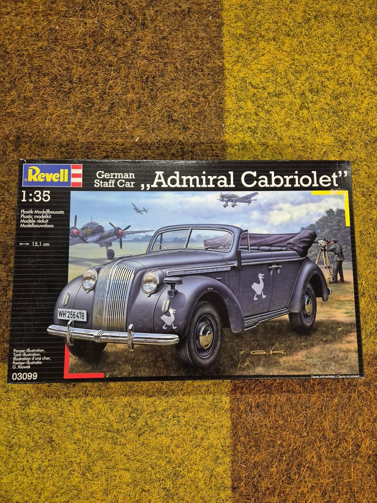 Revell 03099 German staff car ADMIRAL CABRIOLET, Auto, Nieuw, Ophalen of Verzenden, 1:32 tot 1:50