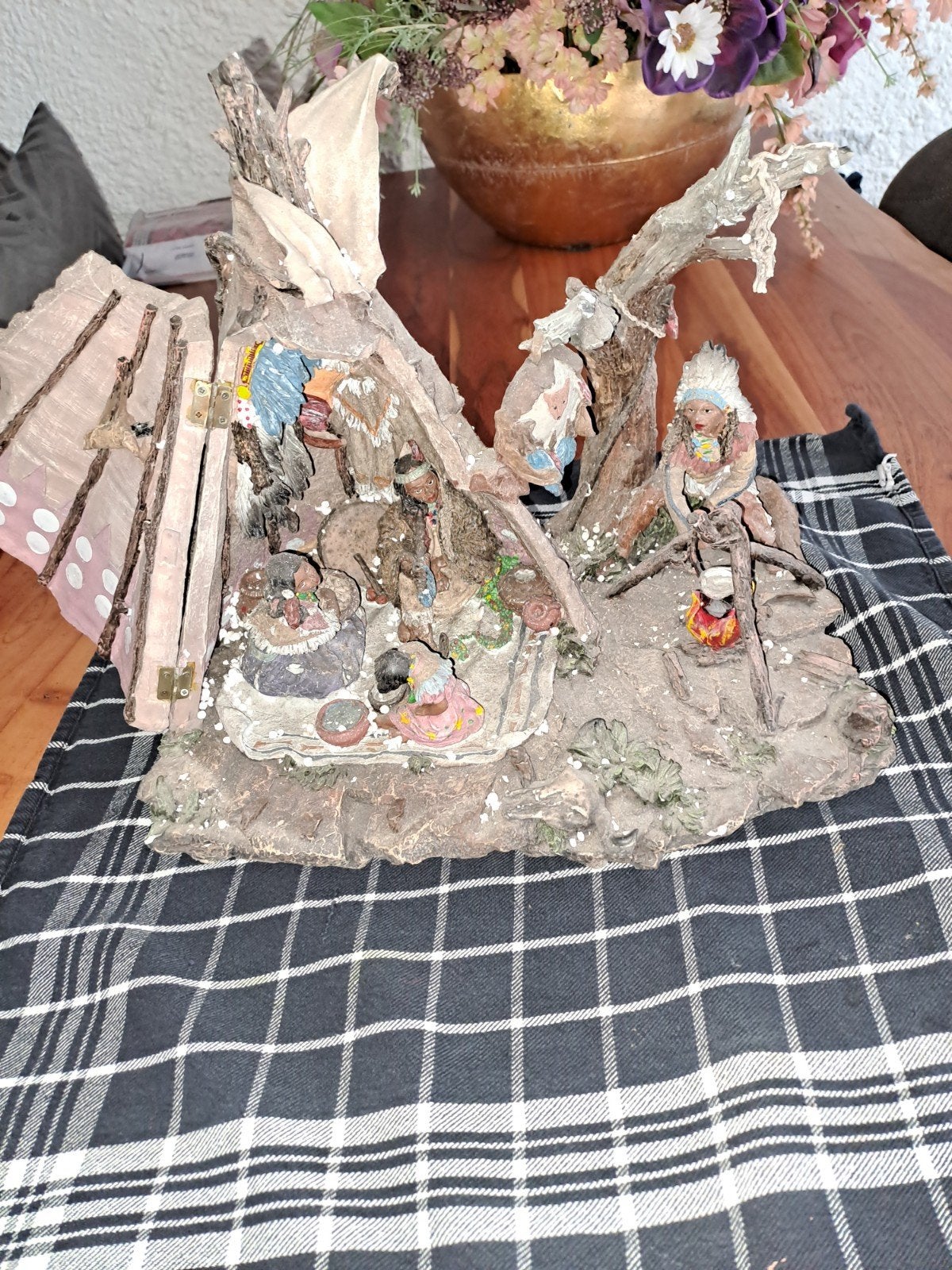 indianen tipi, Eén persoon