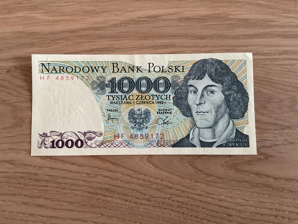 Bankbiljet Polen - 1000 Zloty, Ophalen of Verzenden, Polen, Los biljet