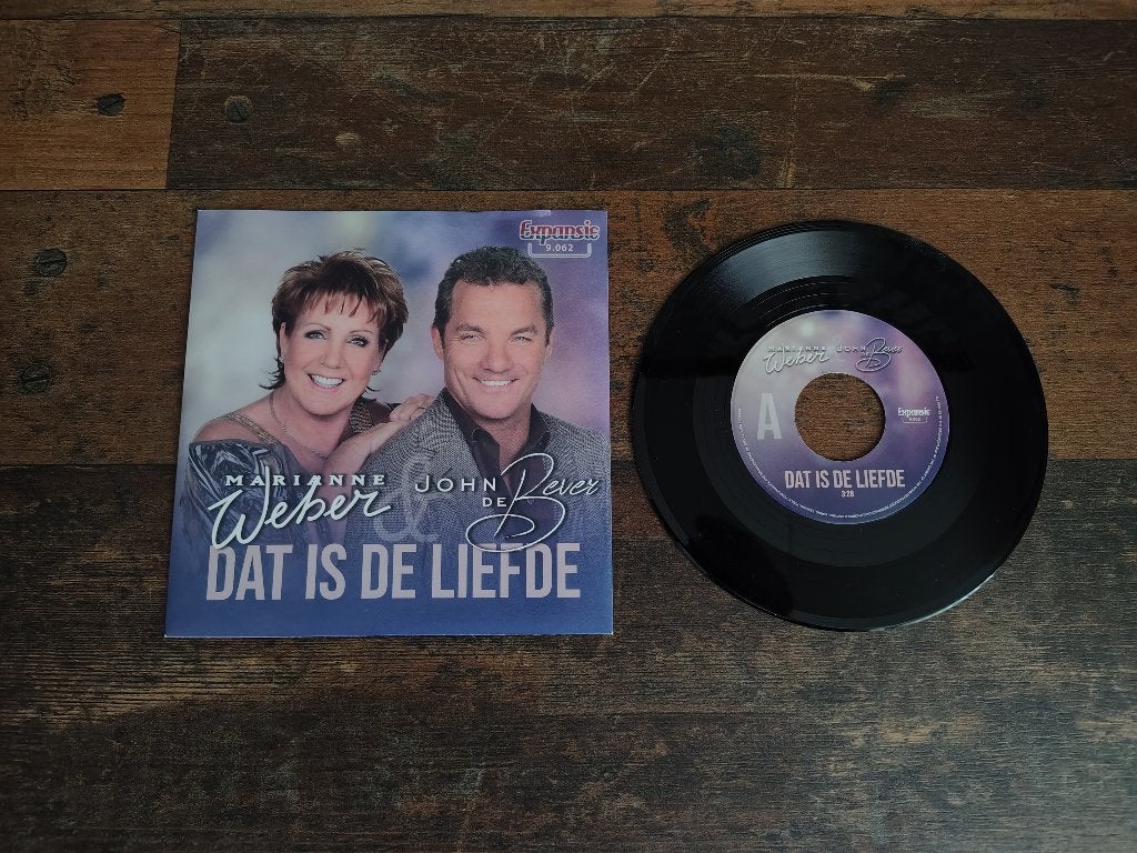 7" Single: Marianne Weber / John De Bever - Dat Is De Liefde, Cd's en Dvd's, Vinyl Singles, Verzenden, Gebruikt, 7 inch, Nederlandstalig